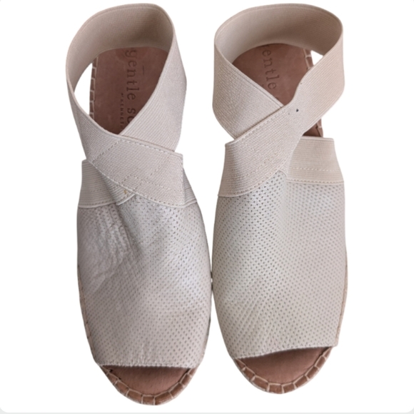 Gentle Souls Kenneth Cole Espadrille Wedge Sandals - Size 9.5 - Brand New 3" Hee - Picture 4 of 9